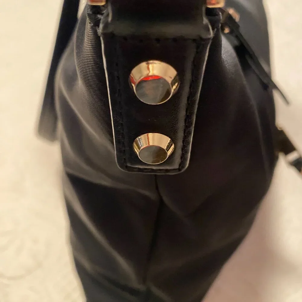 MK nylon convertible crossbody leather pocket - Picture 4 of 10